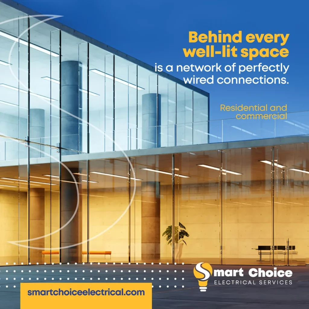 Smart Choice Electrical Services well lit space